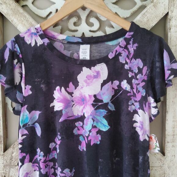 ValMarie Women's Short Sleeve Flowy Swing Shift Midi Dress with Pockets Floral - Picture 8 of 16